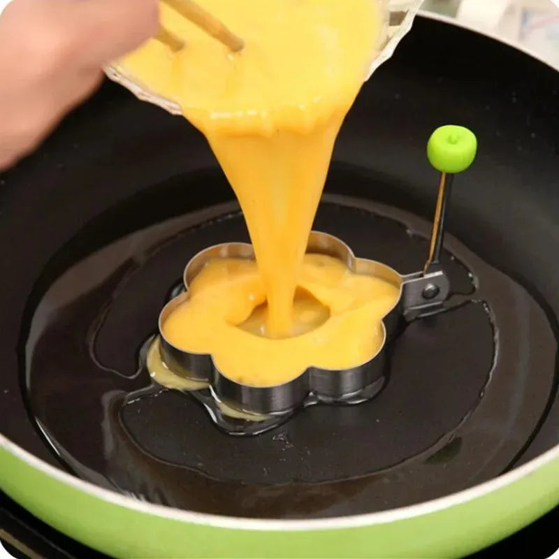 New 4 Styles Stainless Steel Fried Egg Shaper Pancake Maker