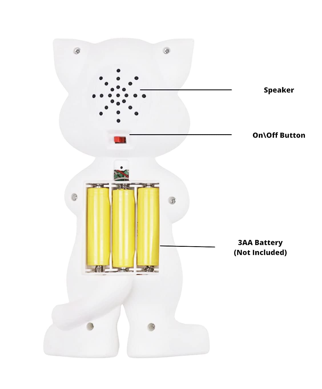 Tom AI Touch Toy - Intelligent Sound Recording Cat Toys