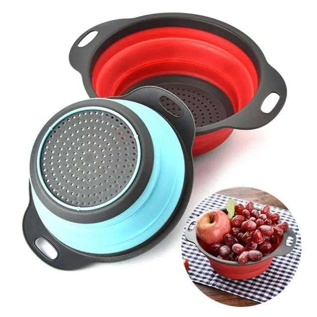 Collapsible Colander, Strainer for Kitchen, Food-Grade