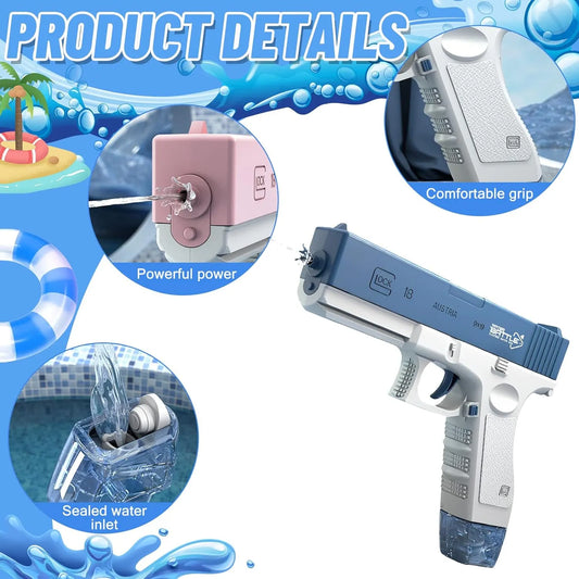 Automatic Water Gun Range Up to 25-32 Ft,