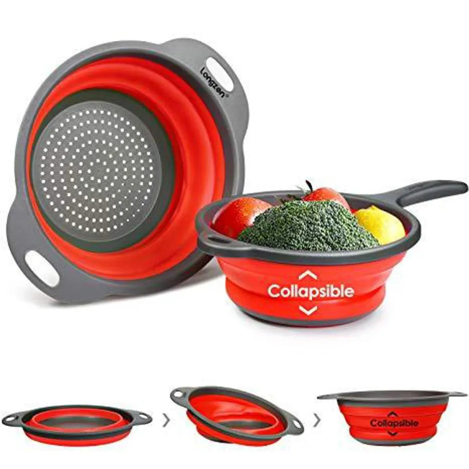 Collapsible Colander, Strainer for Kitchen, Food-Grade
