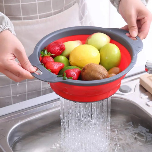 Collapsible Colander, Strainer for Kitchen, Food-Grade