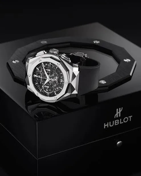 Stylish Hublot Man's Watch With Fragrant Belt Black Color Watch