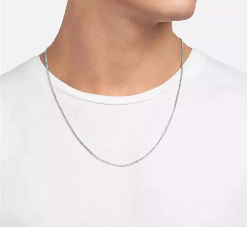 American Style Silver Trendy New Design Neck Chain For Men