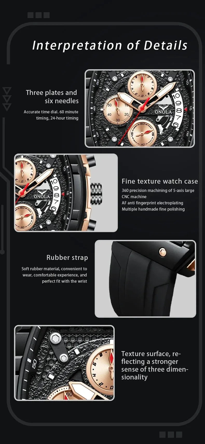 Stylish Skeleton Dial Watch for Men Premium Quality Rubber Strap Watch
