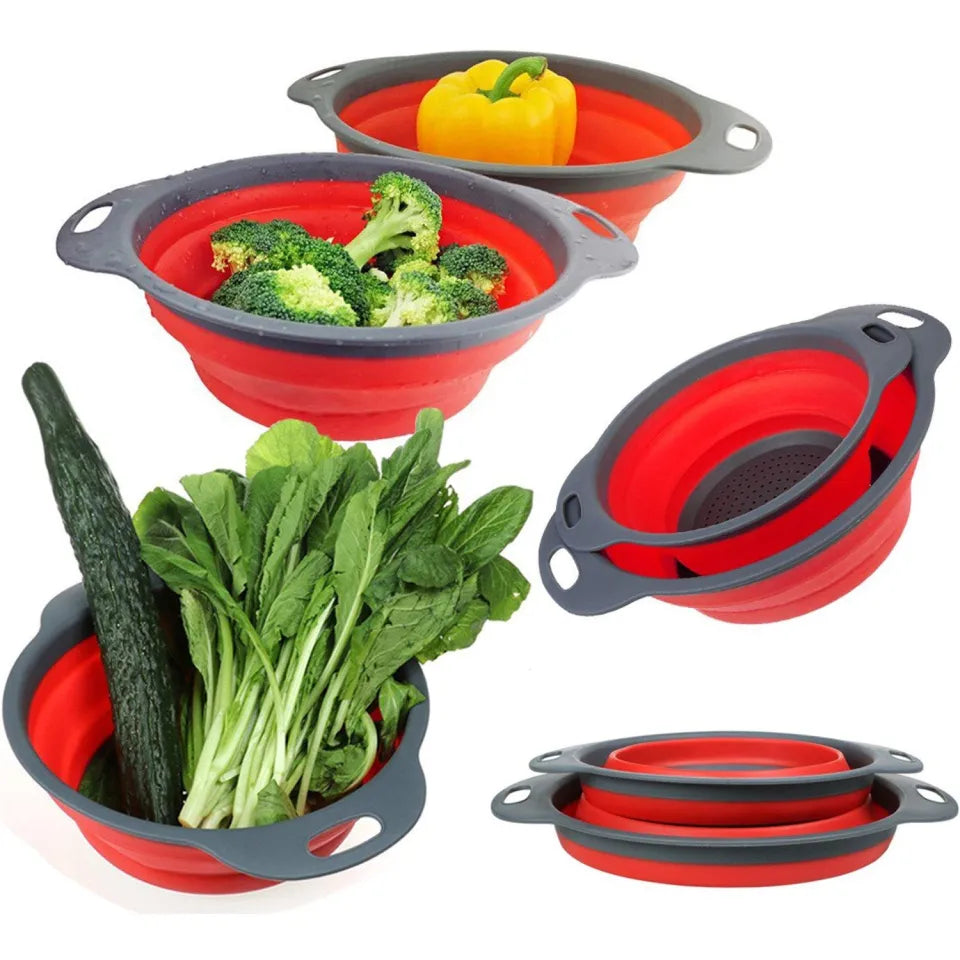 Collapsible Colander, Strainer for Kitchen, Food-Grade