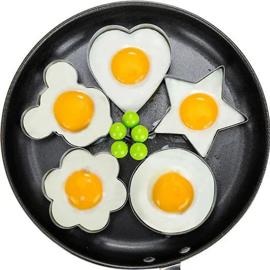 New 4 Styles Stainless Steel Fried Egg Shaper Pancake Maker